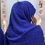 روسری نخ وال اسلپ نگین بارانی - Image 7