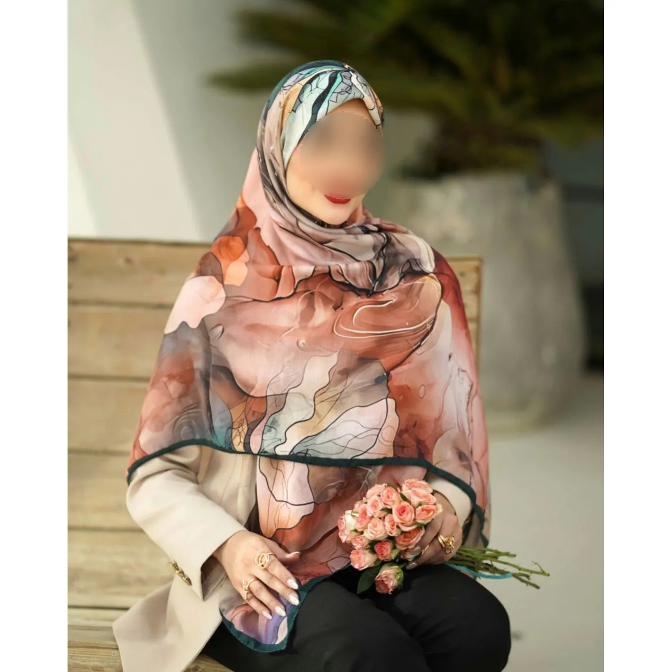روسری-نرگس-61 روسری نرگس - Image 1