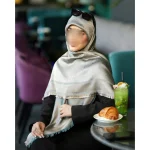 روسری ژاکارد لمه - Image 4