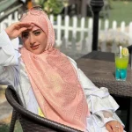 روسری ژاکارد لمه شاین شاینیکا طرح Burberry - Image 6