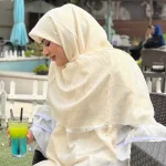 روسری ژاکارد لمه شاین شاینیکا طرح Burberry - Image 10