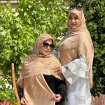 روسری ژاکارد لمه شاین شاینیکا طرح Dior - Image 15