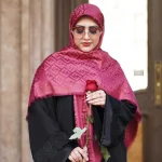 روسری ژاکارد لمه شاین شاینیکا طرح Fendi - Image 12