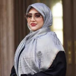 روسری ژاکارد لمه شاین شاینیکا طرح Fendi - Image 7