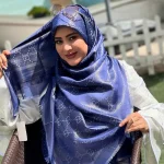 روسری ژاکارد لمه شاین شاینیکا طرح Gucci - Image 3