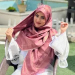 روسری ژاکارد لمه شاین شاینیکا طرح Gucci - Image 7