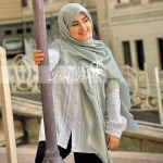 روسری ژاکارد لمه شاین شاینیکا طرح Louis Vuitton - Image 6