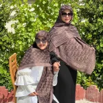 روسری ژاکارد لمه شاین شاینیکا طرح Louis Vuitton - Image 7