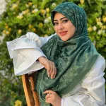 روسری ژاکارد لمه شاین شاینیکا طرح Louis Vuitton - Image 9