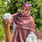 روسری ژاکارد لمه شاین شاینیکا طرح Louis Vuitton - Image 10