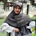 روسری ژاکارد لمه شاین شاینیکا مشکی - Image 5