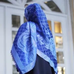 روسری ژاکارد لمه شاین شاینیکا گل - Image 14