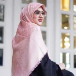 روسری ژاکارد لمه شاین شاینیکا گل - Image 17