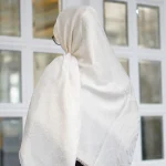 روسری ژاکارد لمه شاین شاینیکا گل - Image 6