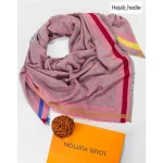 روسری کشمیر سه حاشیه آبنباتی - Image 15