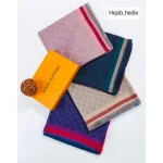 روسری کشمیر سه حاشیه آبنباتی - Image 17