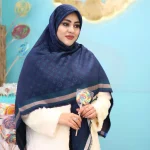 روسری کشمیر سه حاشیه آبنباتی - Image 10