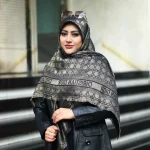 روسری کشمیر لمه لوما طرح Dior - Image 3