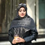 روسری کشمیر لمه لوما طرح Dior - Image 4