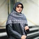 روسری کشمیر لمه لوما طرح Dior - Image 6