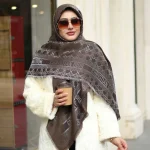روسری کشمیر لمه لوما طرح Dior - Image 9