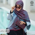 روسری ژاکارد رونا خطی - Image 11