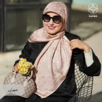 روسری ژاکارد رونا گل رز - Image 22