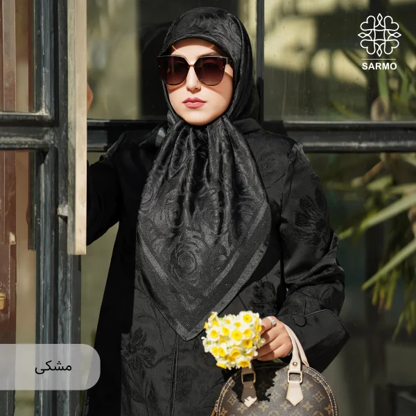روسری ژاکارد رونا گل رز 120 - تصویر 12