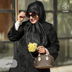 روسری ژاکارد رونا گل رز - Image 12