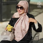 روسری ژاکارد رونا گل رز - Image 21
