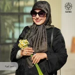 روسری ژاکارد رونا گل رز - Image 5