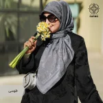 روسری ژاکارد رونا گل رز - Image 9