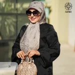 روسری ژاکارد رونا گل رز - Image 17