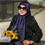 روسری ژاکارد رونا گل رز - Image 7