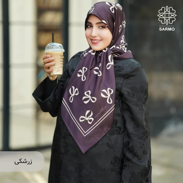 روسری ابریشم توییل ریبان - تصویر 4