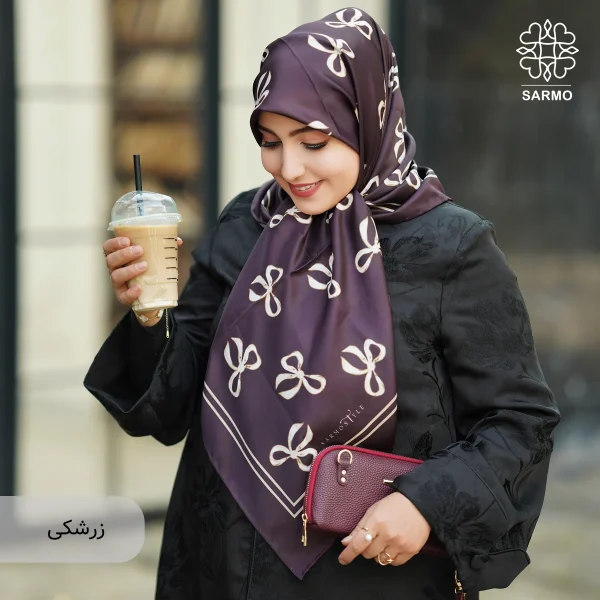 روسری ابریشم توییل ریبان - تصویر 3
