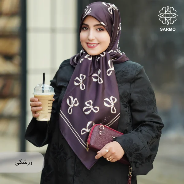روسری ابریشم توییل ریبان - تصویر 2