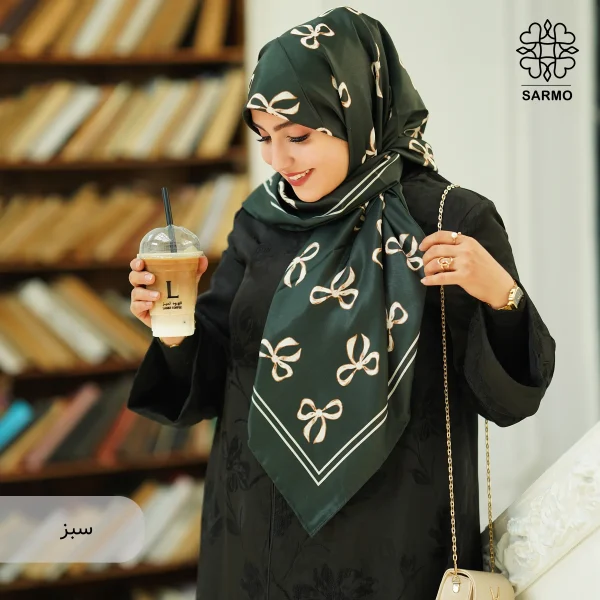 روسری ابریشم توییل ریبان - تصویر 29