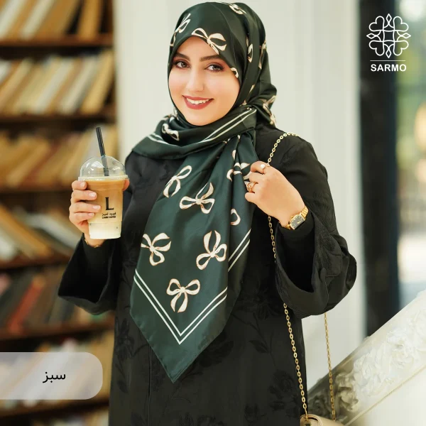روسری ابریشم توییل ریبان - تصویر 28