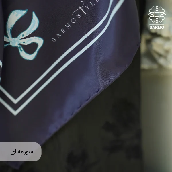 روسری ابریشم توییل ریبان - تصویر 11