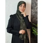 شال نخی چهار خونه - Image 11