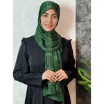 شال نخی چهار خونه - Image 3