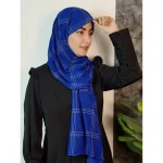 شال نخی چهار خونه - Image 9