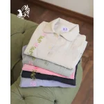 شومیز ضحی رنگی  با گلدوزی - Image 6