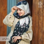روسری ابریشم توییل شکوفه - Image 6