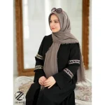 عبا با نوار گلدوزی استایل z88 - Image 3