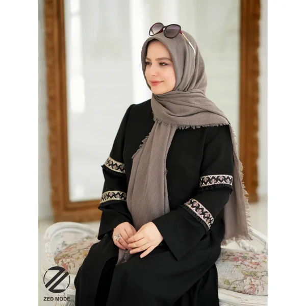 عبا با نوار گلدوزی استایل z88 - تصویر 3