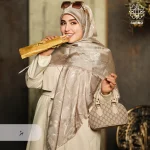 روسری ژاکارد رونا فلورال - Image 13