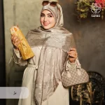 روسری ژاکارد رونا فلورال - Image 14