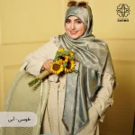 روسری ژاکارد رونا فلورال - Image 6